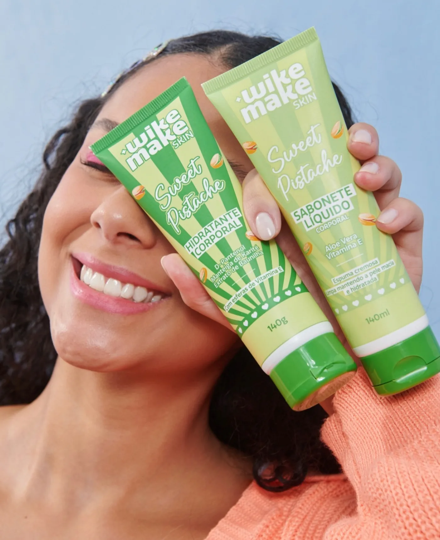 Linha skincare Sweet Pistache